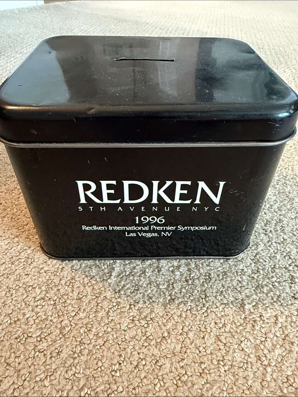 Redken Black Logo Collectible Tin